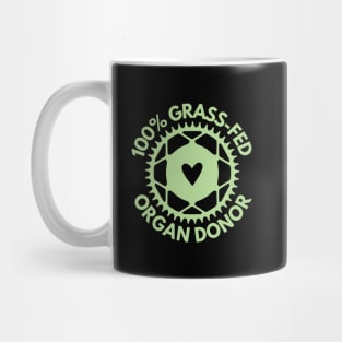 100% Grass Fed Organ Donor - Green Mug